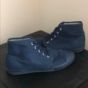 Navy Blue High Top Bangs